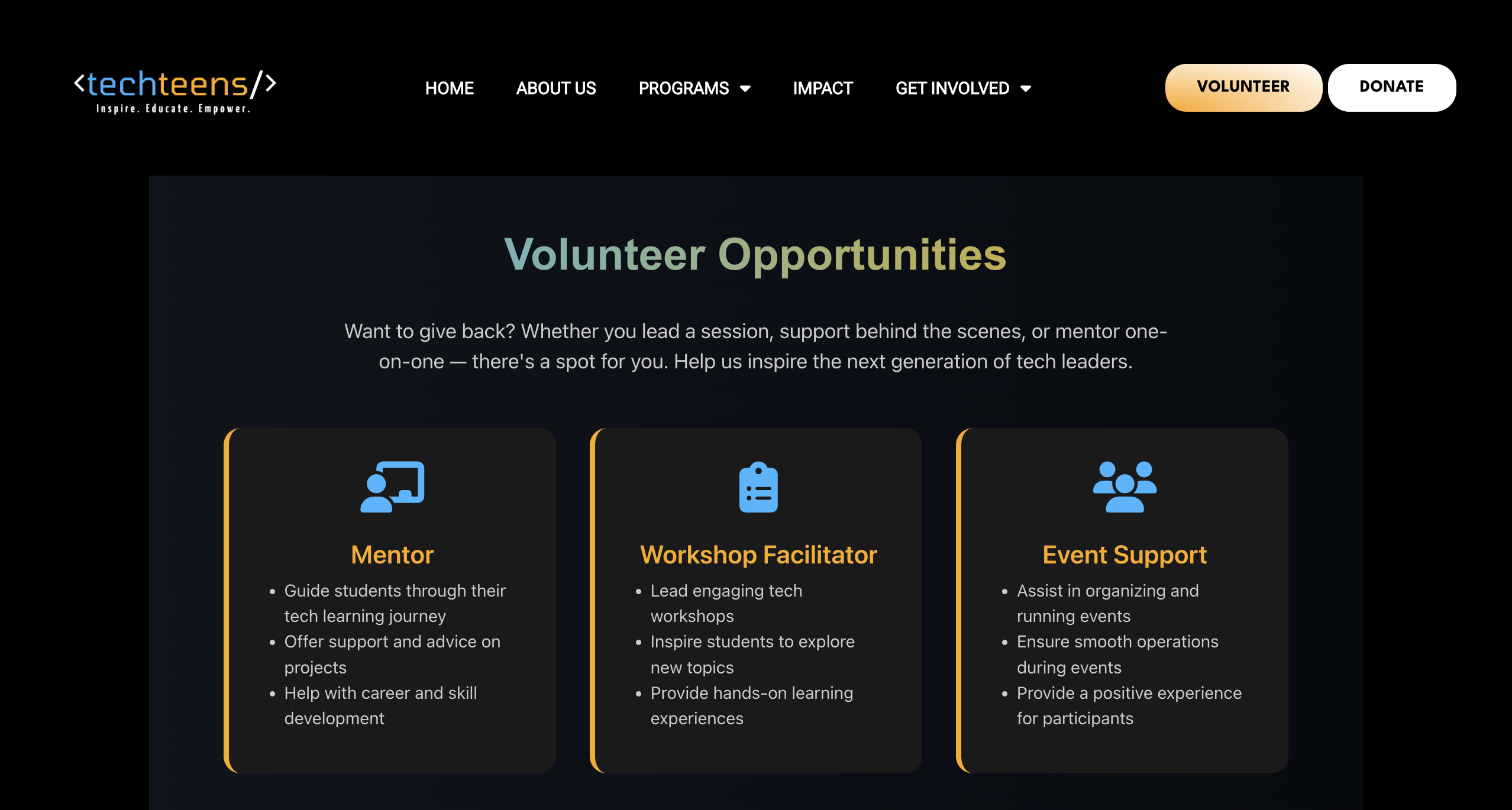 web site image